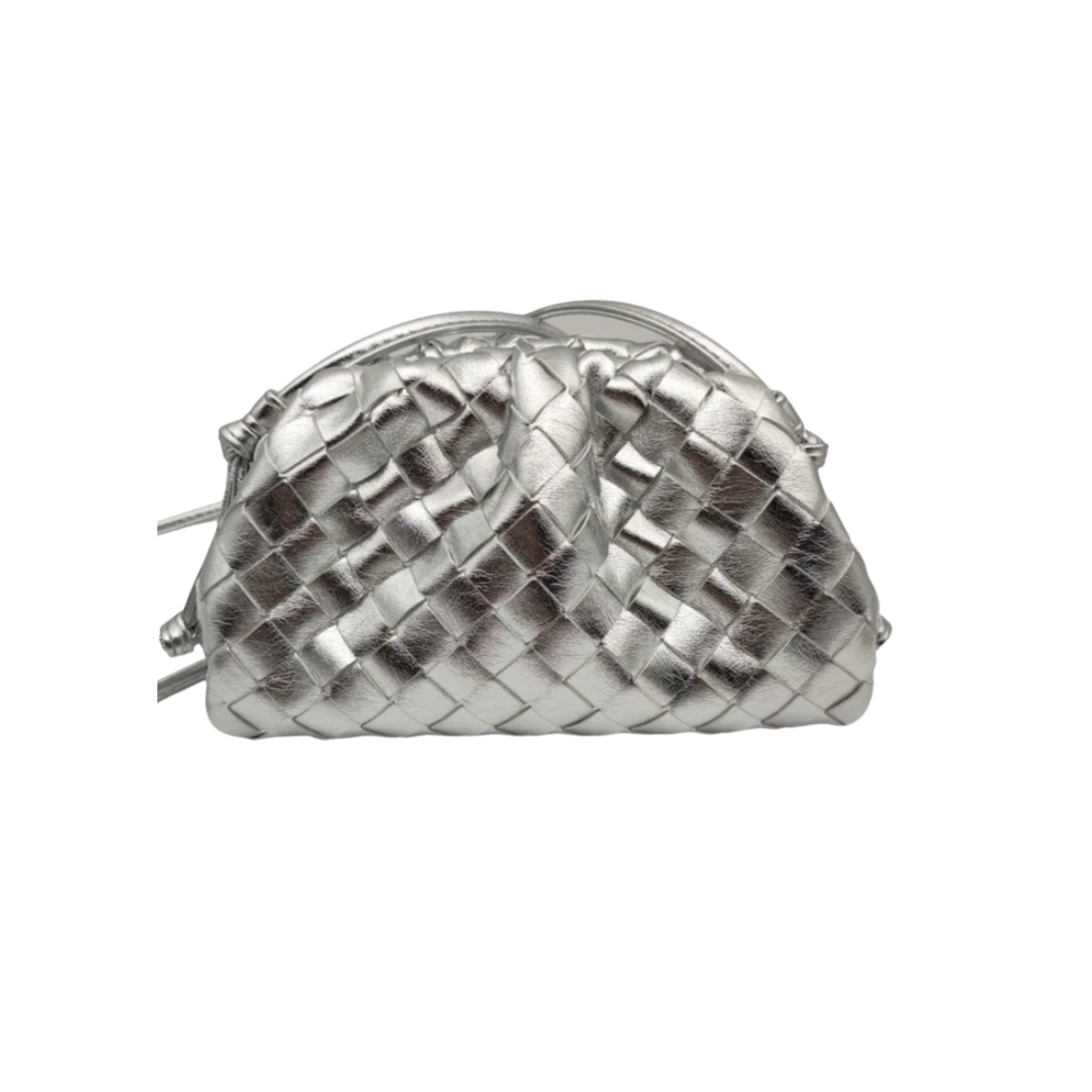 DUMPLING TEJIDA PLATEADA