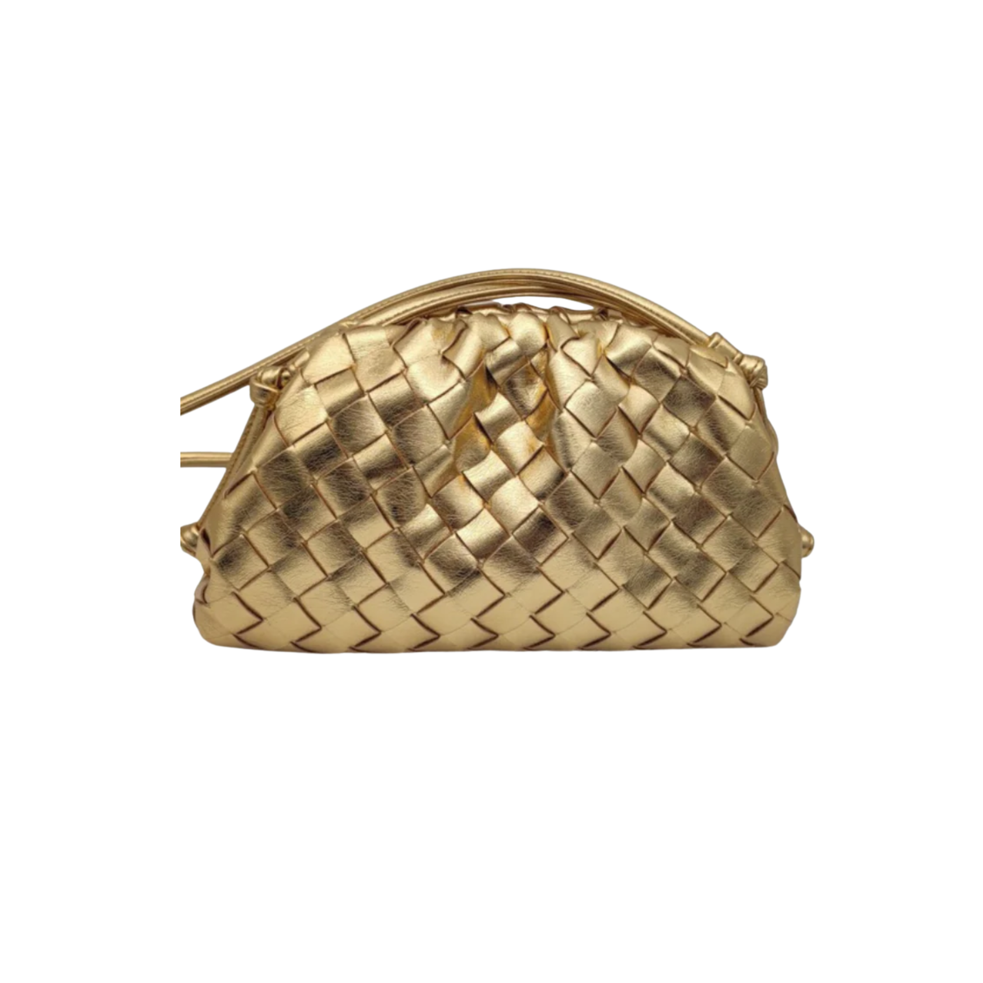 DUMPLING TEJIDA DORADA